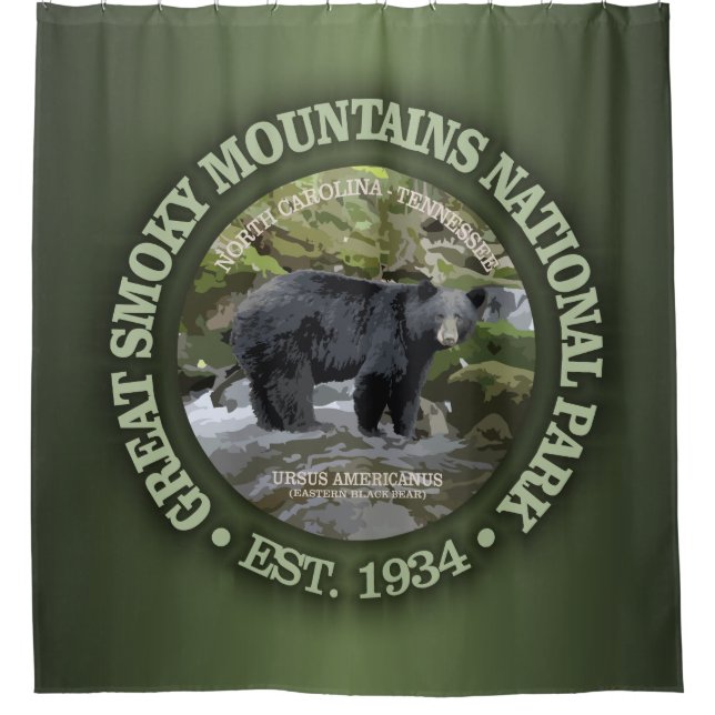 Great Smoky Mountains National Park Shower Curtain (Front)