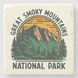 Great Smoky Mountains National Park Stone Coaster