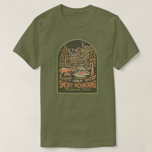 Great Smoky Mountains National Park T-Shirt (Design Front)