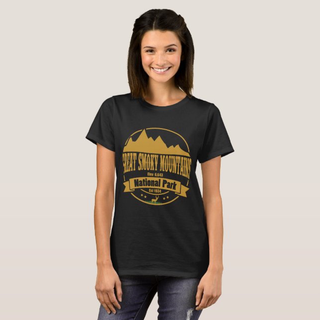 GREAT SMOKY MOUNTAINS NATIONAL PARK T-Shirt (Front Full)