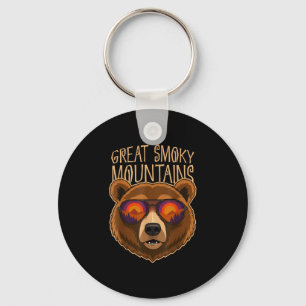 Great smoky mountains national park tennessee bear key ring