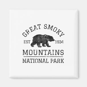 Great Smoky Mountains National Park Tennessee Bear Magnet