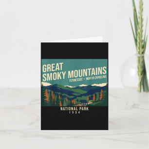 Great smoky mountains national park tennessee card