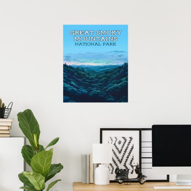 Great Smoky Mountains National Park Tennessee Poster (Home Office)