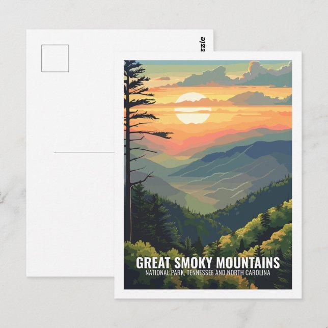 Great Smoky Mountains National Park Tennessee USA  Postcard (Front/Back)