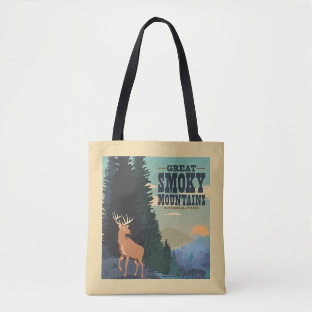 Great Smoky Mountains National Park Tote Bag (Front)