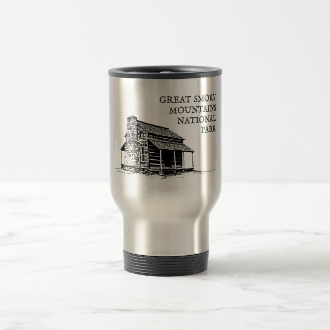 Great Smoky Mountains National Park Travel Mug (Center)