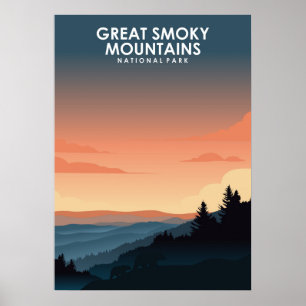 Great Smoky Mountains National Park Travel Poster