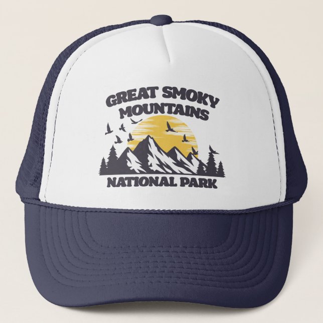 Great Smoky Mountains National Park Trucker Hat (Front)