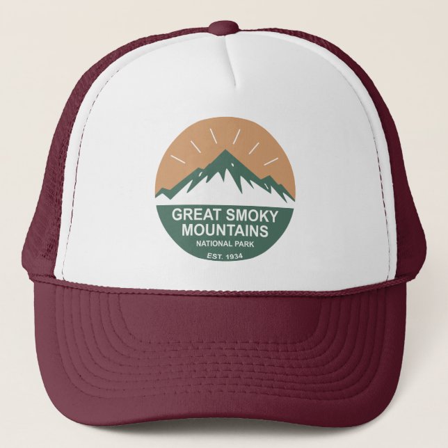 Great Smoky Mountains National Park Trucker Hat (Front)