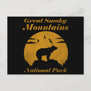 Great Smoky Mountains National Park Usa Bear Postcard
