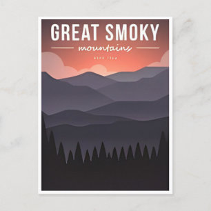 Great Smoky Mountains National Park Vintage Postcard