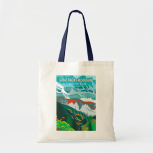 Great Smoky Mountains National Park Vintage Tote Bag
