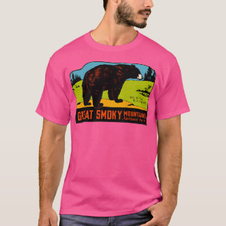 Great Smoky Mountains National Park Vintage Travel T-Shirt