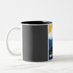 Great Smoky Mountains National Park Vintage Travel Two-Tone Coffee Mug