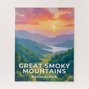 Great Smoky Mountains National Park Watercolor Jigsaw Puzzle