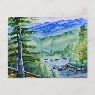 Great Smoky Mountains National Park Watercolor P Postcard