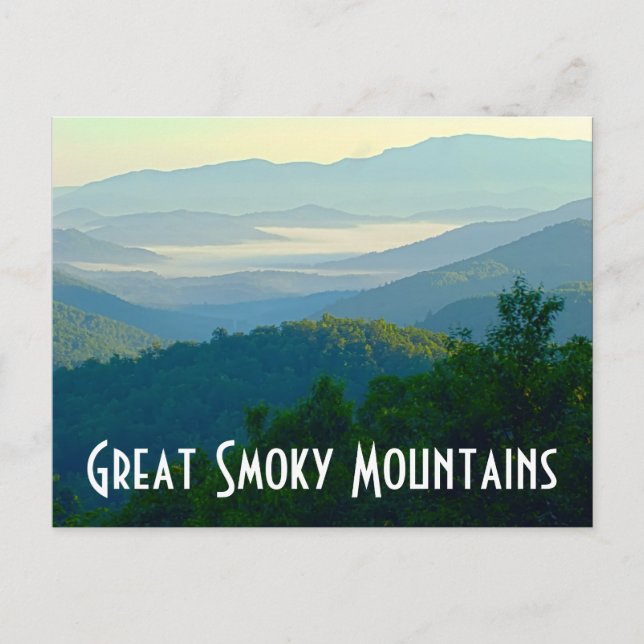 Great Smoky Mountains Postcard (Front)