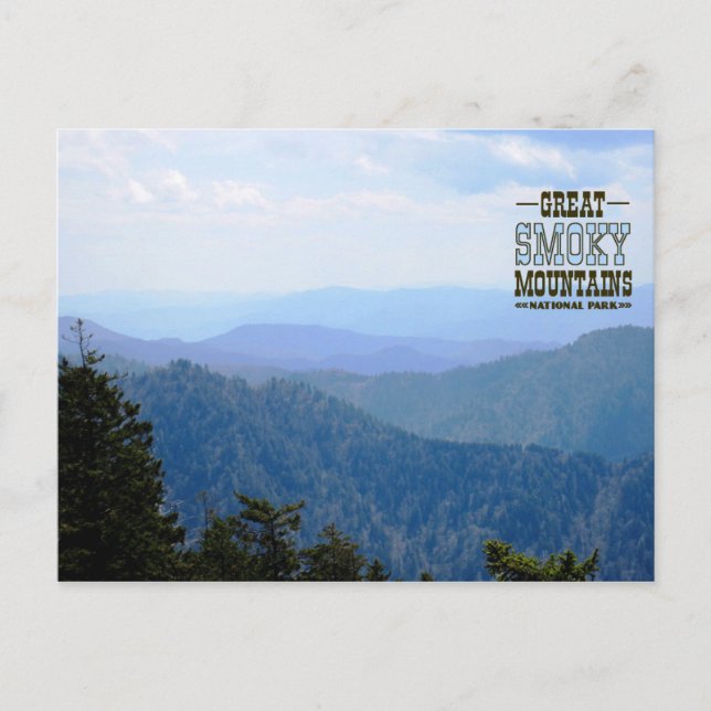 Great Smoky Mountains Postcard (Front)