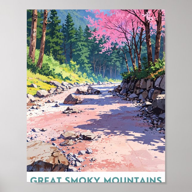 Great Smoky Mountains, Scenic National Park Poster (Front)