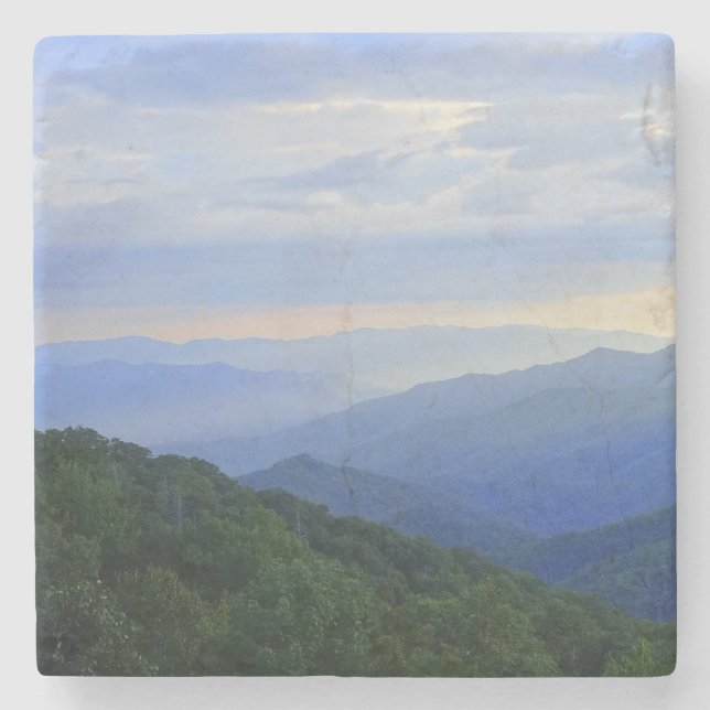 Great Smoky Mountains Stone Coaster (Front)