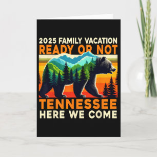 Great Smoky Mountains Tennessee Family Vacation 20 Card