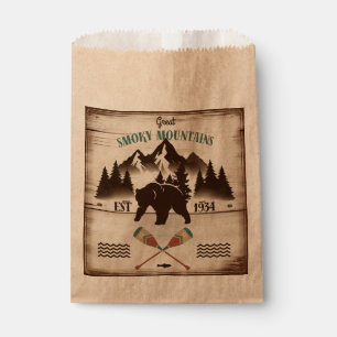 Great Smoky Mountains, TN bear Favour Bags