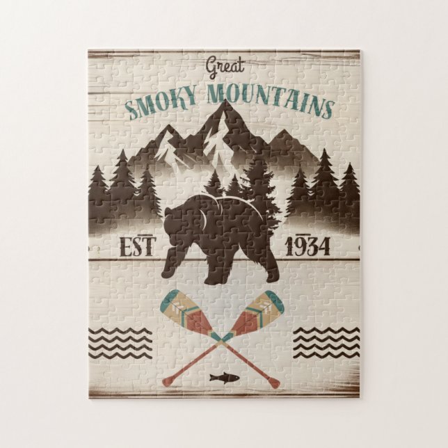 Great Smoky Mountains, TN bear Jigsaw Puzzle (Vertical)