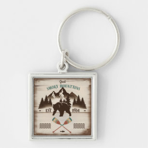 Great Smoky Mountains, TN bear Key Ring