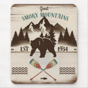Great Smoky Mountains, TN bear Mouse Mat