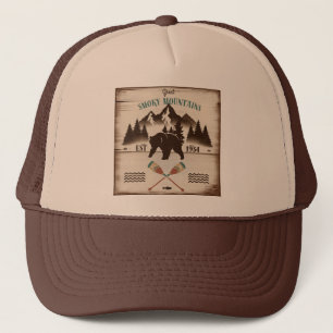 Great Smoky Mountains, TN bear Trucker Hat