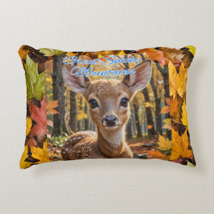 Great Smoky Mountains Woodland Fawn Decorative Cushion