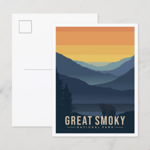 Great Smoky National Park United States Travel Postcard