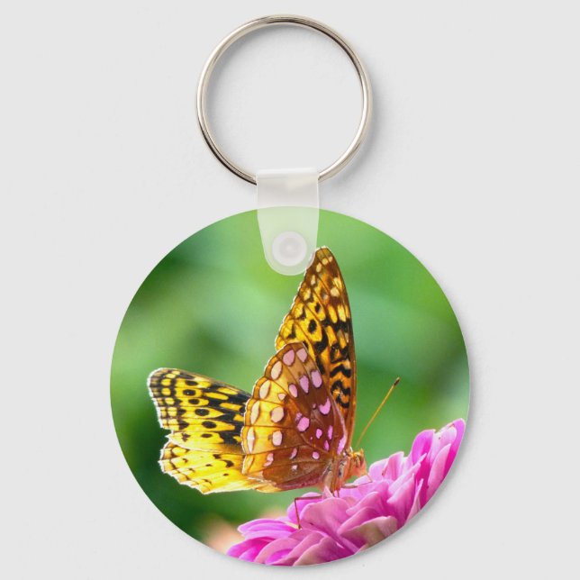 Great Spangled Fritillary Key Ring (Front)