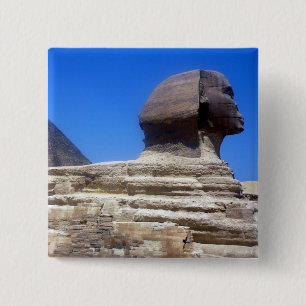great sphinx 15 cm square badge