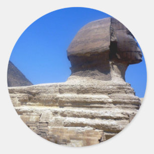 great sphinx classic round sticker