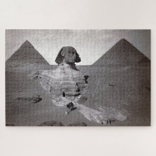 Great Sphinx & Giza Pyramids Necropolis Egypt Jigsaw Puzzle