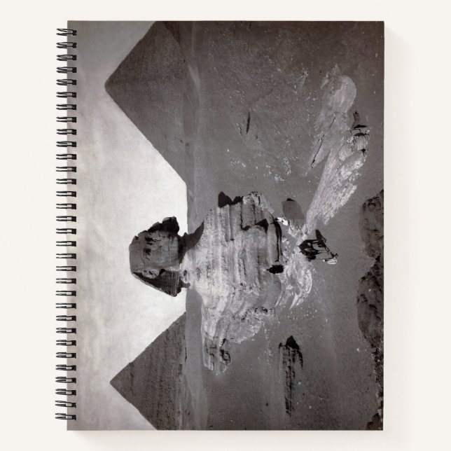 Great Sphinx & Giza Pyramids Necropolis Egypt Notebook (Front)