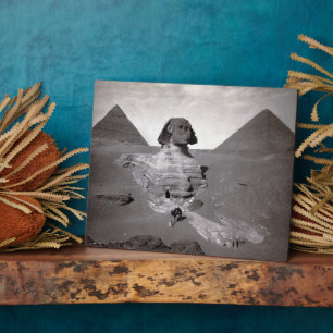 Great Sphinx & Giza Pyramids Necropolis Egypt Plaque