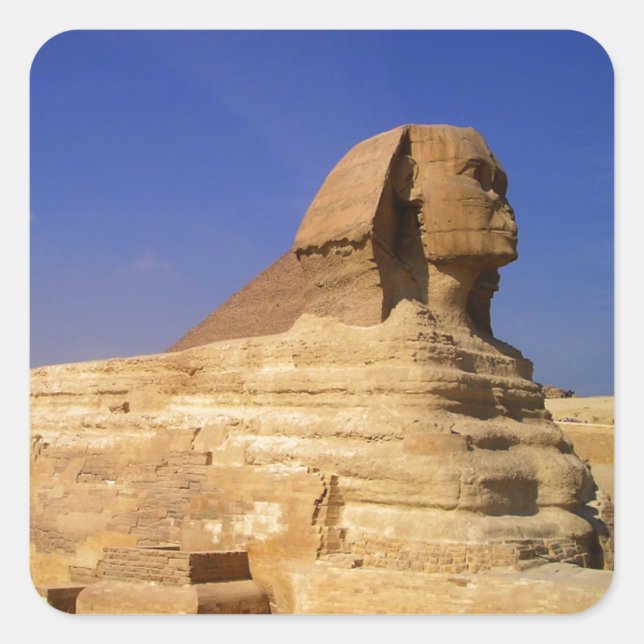 Great Sphinx of Giza, Egypt Square Sticker (Front)