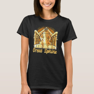 Great Sphinx Of Giza Gold Sphinx Ancient History E T-Shirt