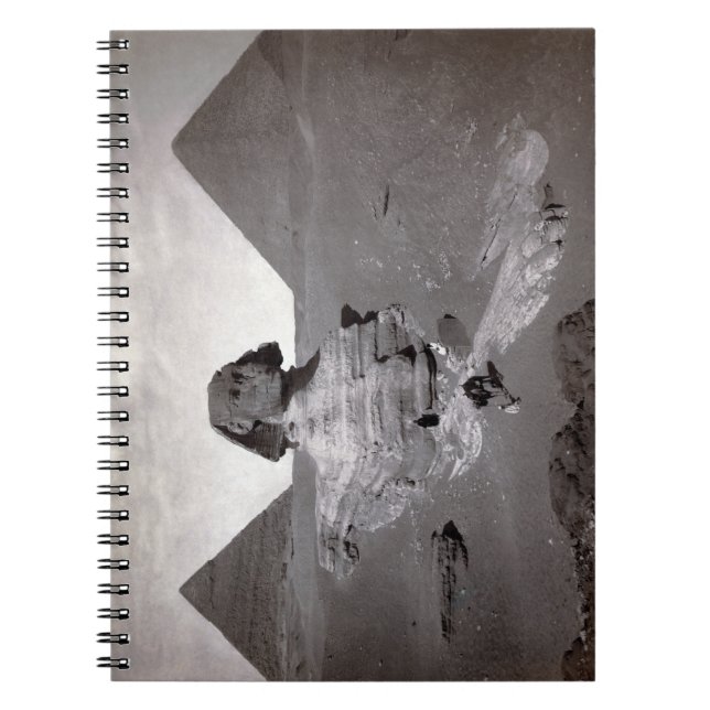 Great Sphinx of Giza Necropolis and Pyramids Notebook (Front)