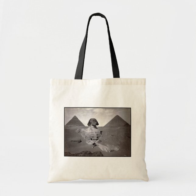 Great Sphinx of Giza Necropolis and Pyramids Tote Bag (Front)