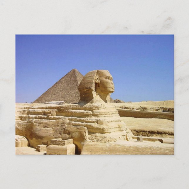 Great Sphinx of Giza Postcard (Front)