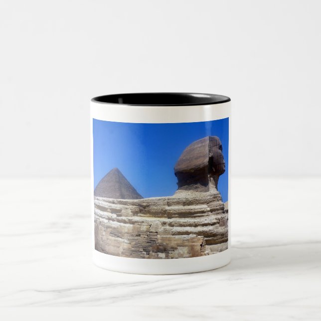 great sphinx Two-Tone coffee mug (Center)
