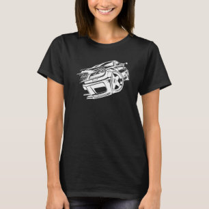 Great Sports Car Automobile Tire Racing Racer 1 T-Shirt