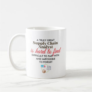 Great Supply Chain Analyst Personalised Name Gift Coffee Mug