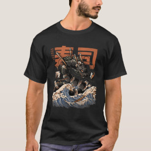 Great Sushi Dragon Japanese Food Kawaii Dragon Ani T-Shirt
