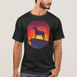 Great Swiss Mountain Dog Sunset T-Shirt