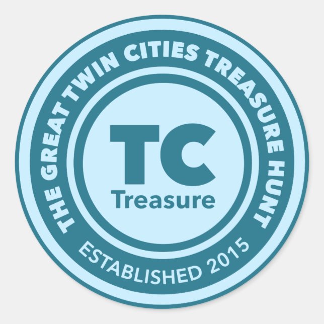 Great TC Treasure Hunt Stickers (Front)